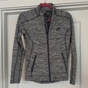 Tampa Bay Lightning NHL front zip jacket, small